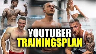 Trainingsplan aus Fitness Youtuber Workouts Sascha Huber Pamela Reif Coach Stef usw [upl. by Akilak]