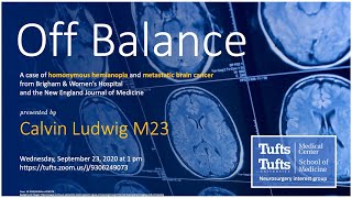 Off Balance — a case of homonymous hemianopia and metastatic brain cancer — by Calvin G Ludwig [upl. by Luckett]