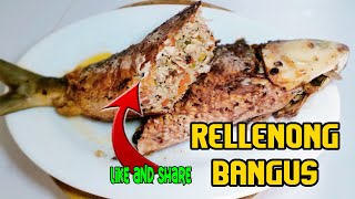 HOW TO COOK RELLENONG BANGUS STUFFED MILKFISH  ULAM FOR TODAY [upl. by Draneb]