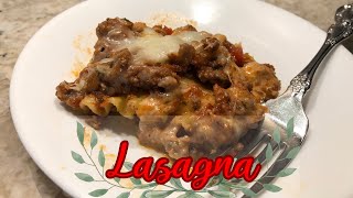 The Perfect Homemade Lasagna Recipe [upl. by Anelhtak787]