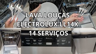 LAVA LOUÇAS ELECTROLUX LL14X  DICAS PARA EVITAR MAL CHEIRO  LOUÇAS BRILHANDO ✨ [upl. by Tletski]