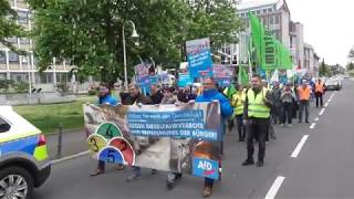 Zentrum Automobil AfD Friedberg 2742019 Demo [upl. by Nivad]