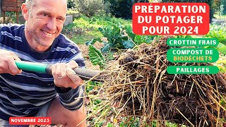 Préparation du potager pour 2024 [upl. by Anehta809]