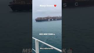 Msc Newyork  sailor msc bigships seafarer container story navy [upl. by Knobloch]