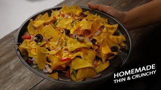 Crunchy Nachos Recipe  cafe style cheese loaded  Cookingshooking [upl. by Jose]