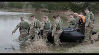 Army ROTC Cadets Conducting Zodiac Training [upl. by Novyaj]