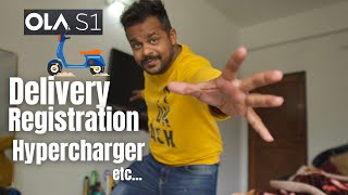 Ola Electric Scooter Delivery Updates Registration HyperCharger Range Test By Subscriber [upl. by Yeltrab]