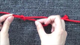 あやとり 結び方 Cats Cradle knot How to easy String Figure trick [upl. by Woodward]