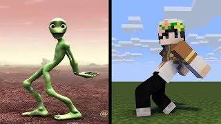 Dame tu cosita challenge in minecraft [upl. by Herates41]