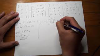 Álgebra Lineal Hoffman  ejercicio 1 sección 14 Matrices reducidas por filas [upl. by Aneem]