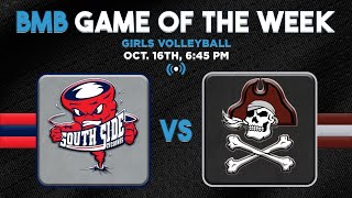 BMB Game of the Week  Girls Volleyball Mepham vs Southside [upl. by Enylcaj477]