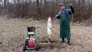 Fleshing with a Pressure Washer Raccoon amp Beaver [upl. by Hetty]