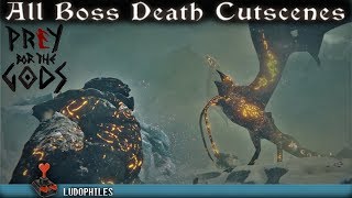 Prey for the Gods  All bosses death sequence cutscenes [upl. by Milton]