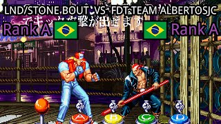 Real Bout Fatal Fury LNDSTONE BOUT BR Rank A vs FDT TEAM ALBERTOSJC BR Rank A [upl. by Letizia]