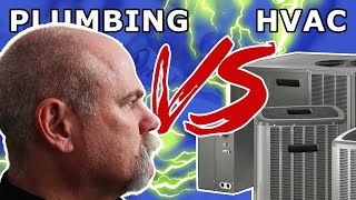 PLUMBING vs HVAC Which Is Better [upl. by Yssep89]