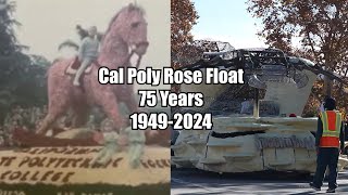 75 Years of Cal Poly Rose Float 19492024 [upl. by Uda6]