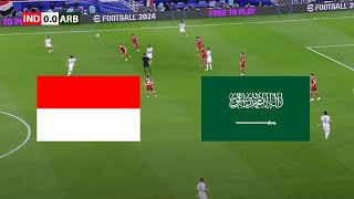 🔴ARAB SAUDI VS INDONESIA  AFC ASIAN QUALIFIERS ROAD TO 2026  PREDIKSI [upl. by Kahle]