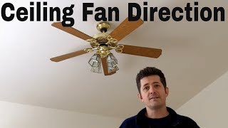 Ceiling Fan Direction [upl. by Hansiain]