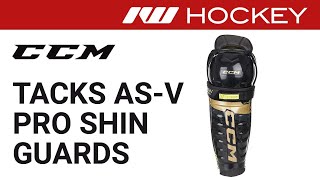 CCM Tacks ASV Pro Shin Guard Review [upl. by Surovy]