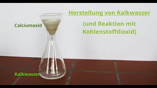 Kalkwasser weist Kohlenstoffdioxid nach Herstellung amp Nachweis  Mit Bonusexperiment [upl. by Atinwahs372]