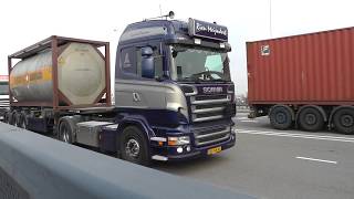 trucks trucks trucks Rotterdam Waalhaven 27 march 2014 part 2 [upl. by Franklin565]