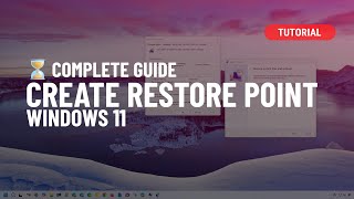 How to create Restore Point on Windows 11 [upl. by Marlane204]