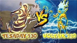 Monster Legends  Review Tesaday 130 vs Voltaik 130 quotTime to rape voltaikquot [upl. by Acissaj]