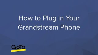 How do I plug in my Grandstream phone [upl. by Kolodgie]