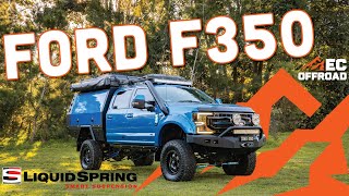 FORD F350 SUPER DUTY  LIQUID SPRING IN AUSTRALIA  EC OFFROAD [upl. by Jeth]