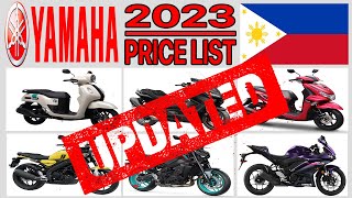 Yamaha Motorcycle Price List In Philippines 2023 UPDATED [upl. by Eyt489]