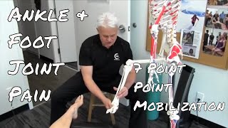 Ankle and Foot Joint Pain  7 Point Ankle and Foot Mobilization [upl. by Yenitsed]