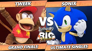 LMBM 2024 GRAND FINALS  Tweek Diddy Kong Vs Sonix Sonic Smash Ultimate  SSBU [upl. by Sainana572]