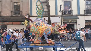 Desfile de Alebrijes Monumentales Centro Histórico Ciudad de México [upl. by Holleran820]