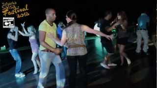 Dj Gabriel Dj Sam amp Audrey Sasso  Tabarka Salsa Festival 2012 [upl. by Ahsaetan952]