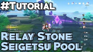 Suigetsu Pool Relay stone Puzzle  Genshin Impact  Indonesia [upl. by Rehtse227]