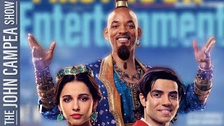 First Look At Will Smith As Genie In Aladdin  The John Campea Show [upl. by Aisatsana]