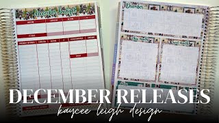 December Planner Stickers amp Budget Stickers  New Releases  Kaycee Leigh Design [upl. by Ahsineg]