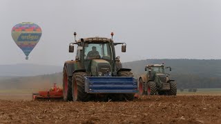 3 x Fendt  Grubbern Kreiseln amp Säen  Nachtschicht [upl. by Lenox318]