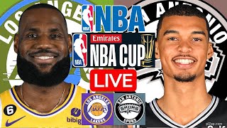 LIVE LOS ANGELES LAKERS vs SAN ANTONIO SPURS  NBA  PLAY BY PLAY  SCOREBOARD [upl. by Macilroy]