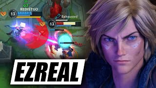 Wild Rift Ezreal Dragon Lane Gameplay  Season 10 Build amp Runes [upl. by Primo]