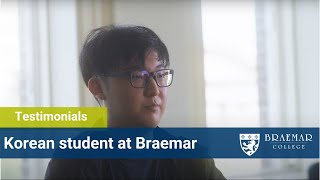 Korean Student at Braemar College [upl. by Elrak]