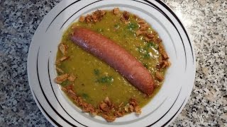 Thermomix TM 5 Erbsensuppe mit Würstchen [upl. by Nayrbo681]