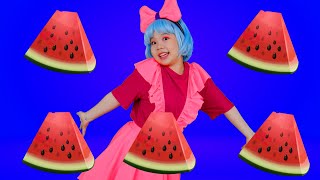 Five Watermelons Song amp More  Kids Funny Songs [upl. by Lacagnia]