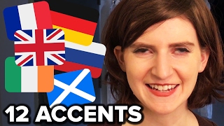 How To Do 12 Different Accents [upl. by Aneladdam]