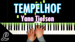 Yann Tiersen Tempelhof piano cover [upl. by Armillda]