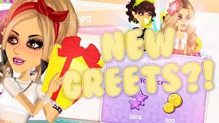 Updated Greets 😮  MovieStarPlanet [upl. by Ecitnerp661]