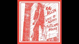 GG ALLIN LIVE 1986 Scumfucs Genos Portland Maine [upl. by Haseefan]