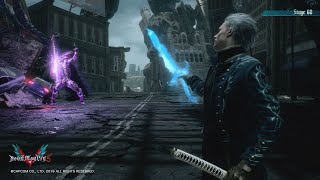 Devil May Cry 5  Vergil Bullying Cavaliere Angelo No Damage [upl. by Lynett]