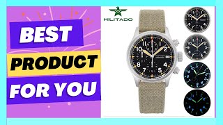 Militado Retro VK67 Quartz Chronograph Watch 39mm 316L Stainless [upl. by Flatto90]