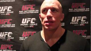 GSP Picks UFC 137 Penn vs Diaz [upl. by Tiebout]